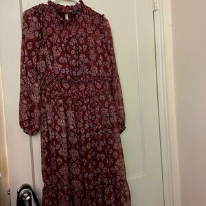 saks fifth avenue long sleeve dress size: M